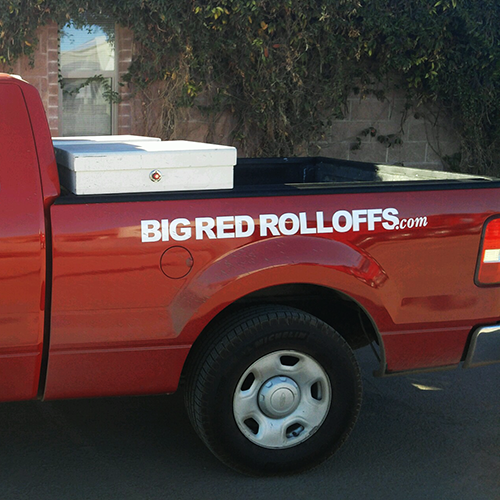 Pro Cut Vinyl for Arizona Waste - Big Red Rolloffs