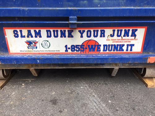 Vinyl Dumpster Decal