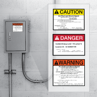Arc Flash Labels - Caution labels, Danger Labels and Warning labels