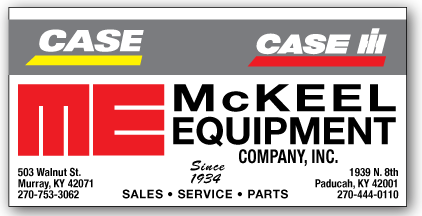 Equipment label for McKeel Equipment featuring Case and CaseIII